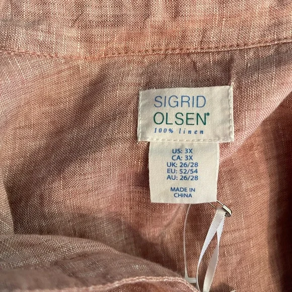 Sigrid Olsen Linen shirt - Picture 8 of 9
